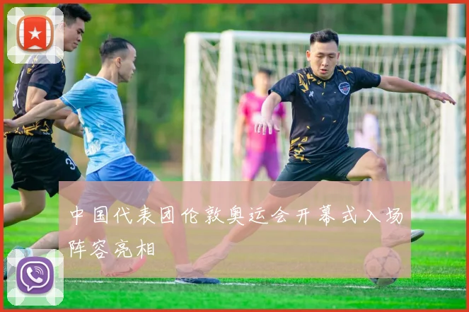 中国代表团伦敦奥运会开幕式入场阵容亮相