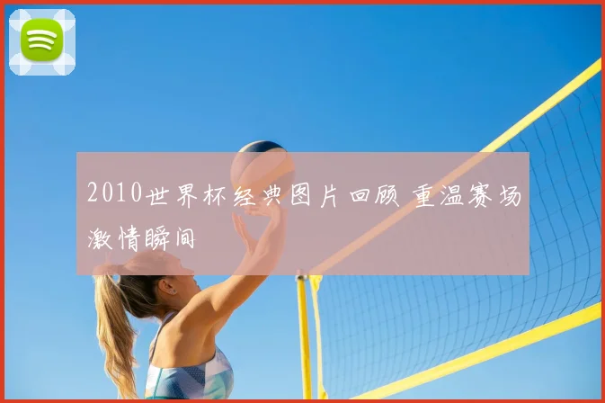 2010世界杯经典图片回顾 重温赛场激情瞬间